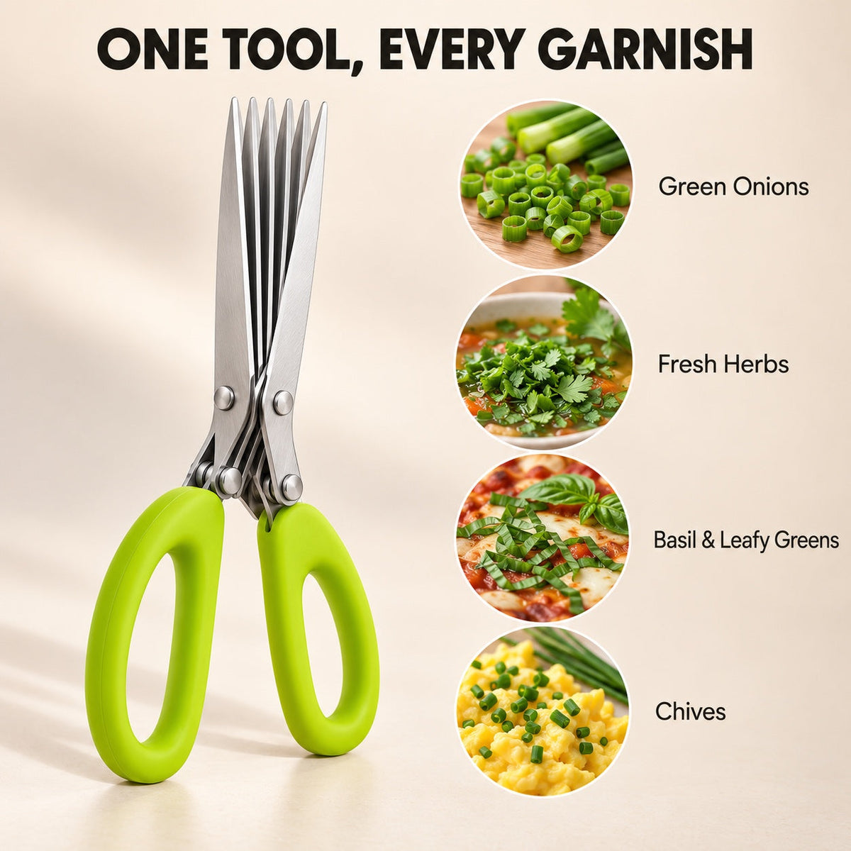 Multi Blade Kitchen Scissors