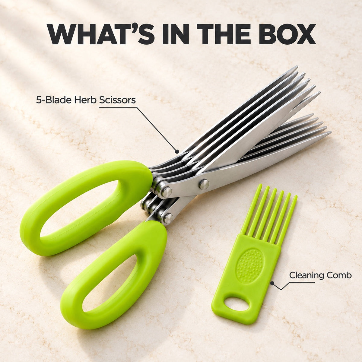 Multi Blade Kitchen Scissors