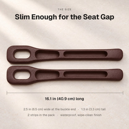 Car Seat Gap Filler Organizer 2 Pack (Left + Right)