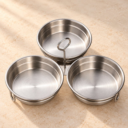 Stainless Steel 3-Cup Egg Poacher