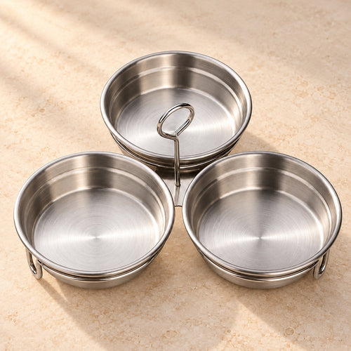 Stainless Steel 3-Cup Egg Poacher