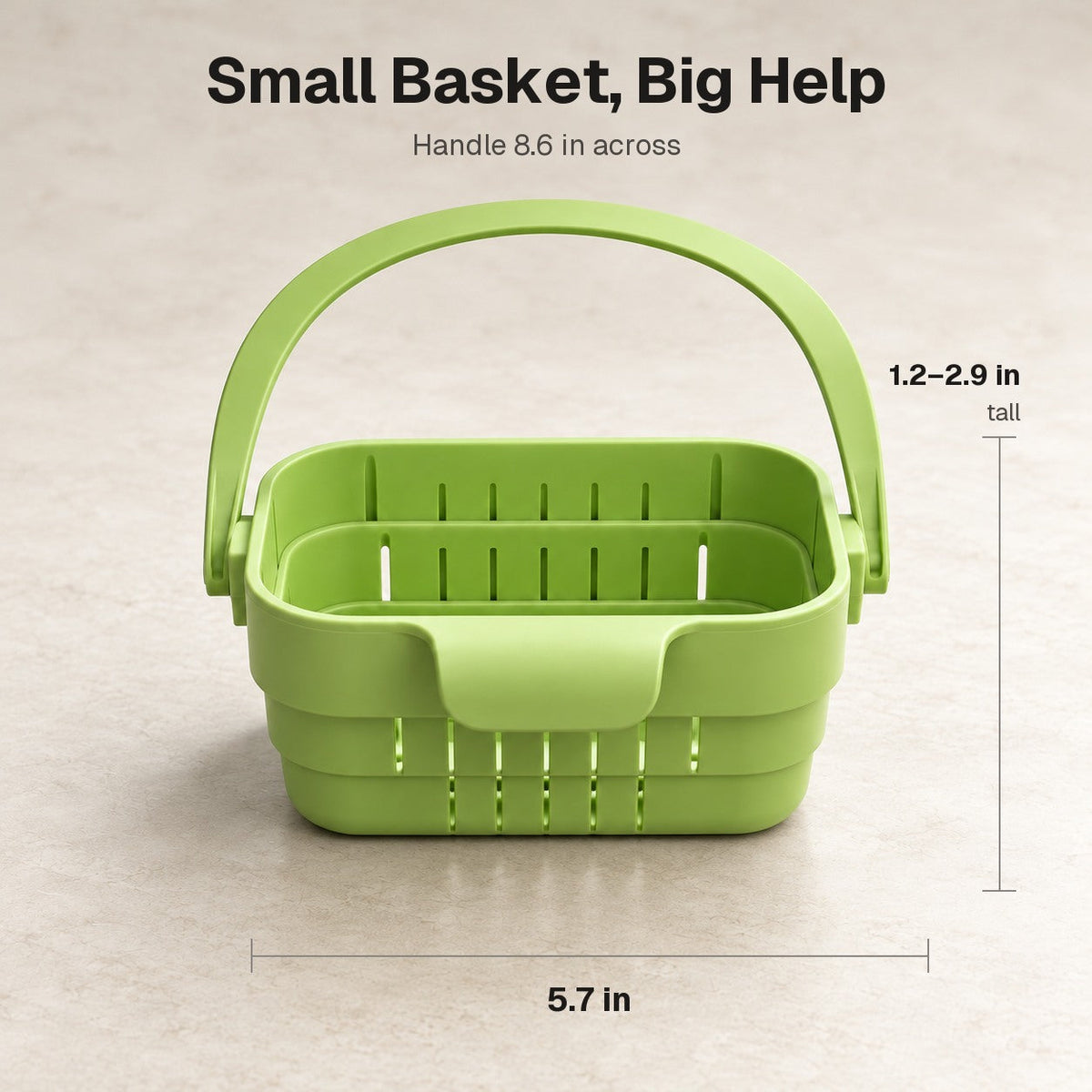 Hanging Sink Strainer Basket size
