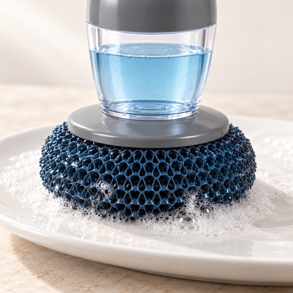 Soap Dispensing Pot Scrubber