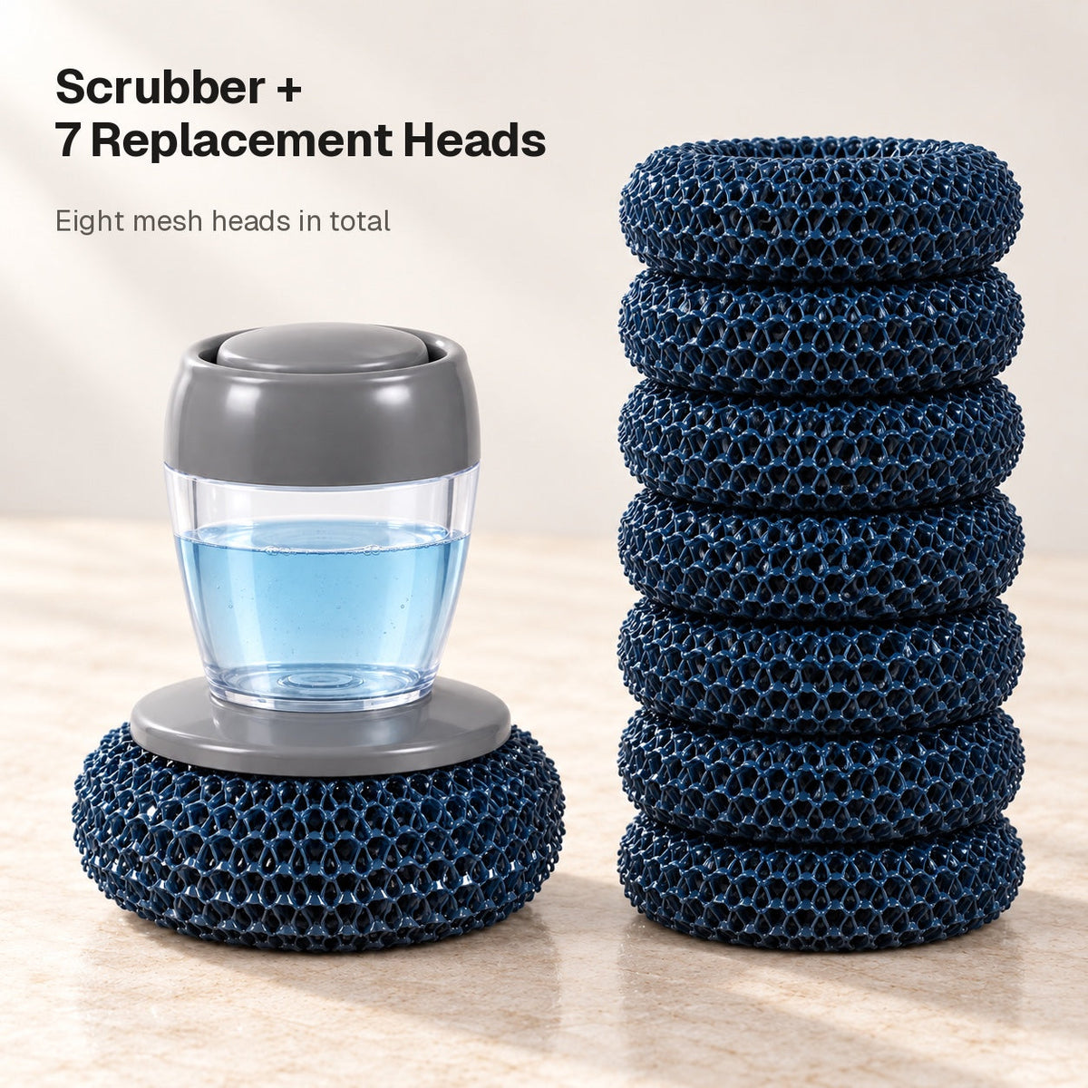 Soap Dispensing Pot Scrubber