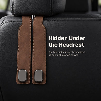 Dual-Hook Car Seat Back Organizer